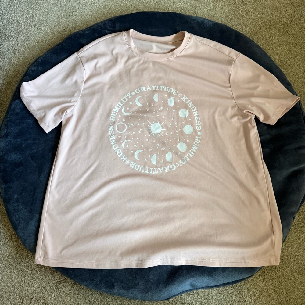 SHEIN Curve Blush Pink Top